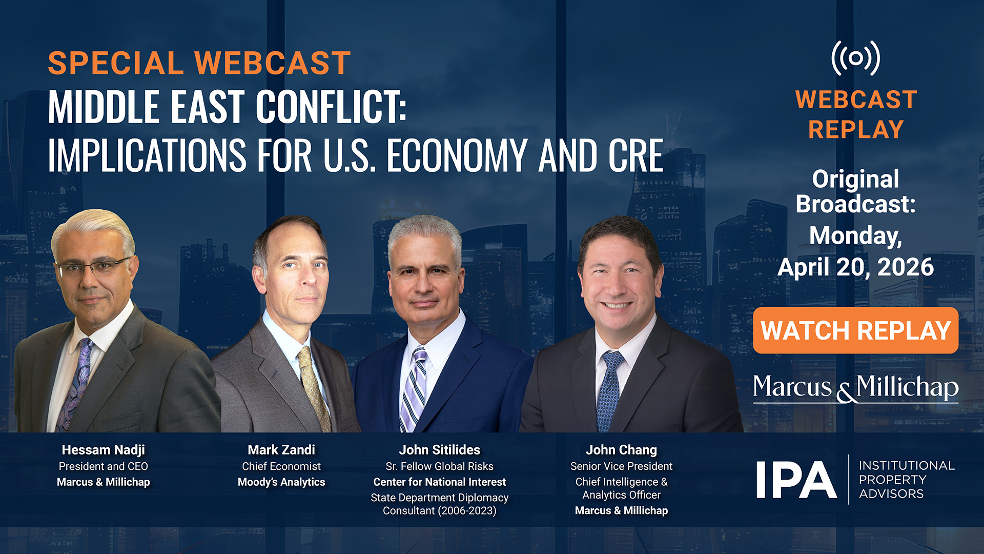 Special Webcast Replay